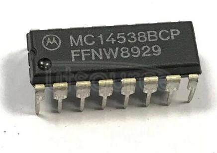 MC14538BCPG Dual Precision Retriggerable/Resettable Monostable Multivibrator MC14538BCPG Dual Precision Retriggerable/Resettable Monostable Multivibrator