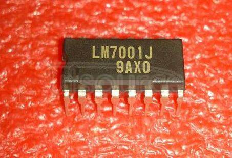 LM7001J Direct PLL Frequency Synthesizers for Electronic Tuning