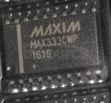 MAX333CWP Quad SPDT CMOS Analog Switch