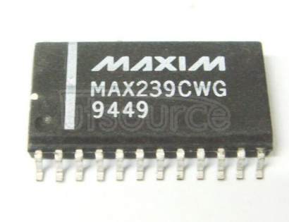 MAX239CWG +5V-Powered, Multichannel RS-232 Drivers/Receivers