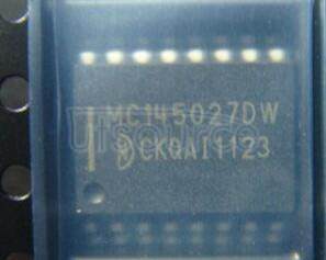 MC145027DWR2 DECODER 5 ADDR 4 DATA 16-SOIC MC145027DWR2 DECODER 5 ADDR 4 DATA 16-SOIC