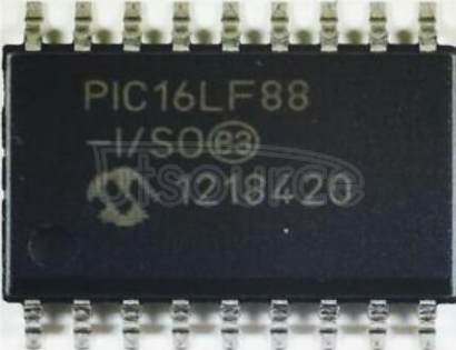 PIC16LF88-I/SO 18/20/28-Pin Enhanced FLASH Microcontrollers with nanoWatt Technology