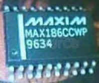 MAX186CCWP Low-Power, 8-Channel, Serial 12-Bit ADCs
