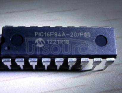 PIC16F84A-20/P 18-pin Flash/EEPROM 8-Bit Microcontrollers
