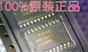 MM74HCT245WMX Octal 3-STATE Transceiver<br/> Package: SOIC-Wide<br/> No of Pins: 20<br/> Container: Tape &amp; Reel