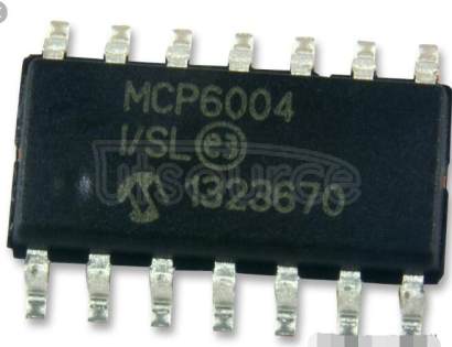 MCP6004-I/SL 1 MHz, Low-Power Op Amp
