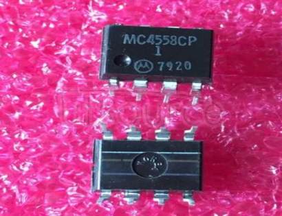 MC4558CP Dual Operational Amplifier