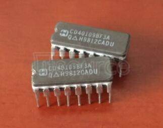 CD40109BF3A CMOS Quad Low-to-High Voltage Level Shifter (20V Rating)