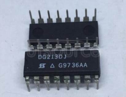 DG213DJ 4 Circuit IC Switch 1:1 60 Ohm 16-PDIP