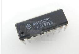 MAD1108 Trans Voltage Suppressor Diode, 50V V(RWM), Unidirectional, 8 Element, Silicon, PLASTIC, DIP-16