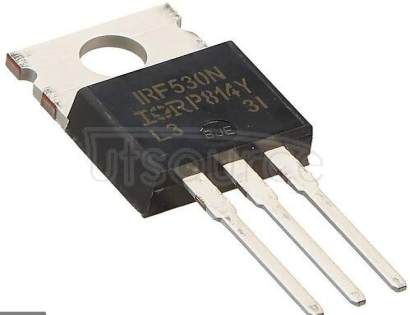 IRF530NPBF 100V Single N-Channel HEXFET Power MOSFET in a TO-220AB package<br/> Similar to the IRF530N with Lead-Free Packaging.