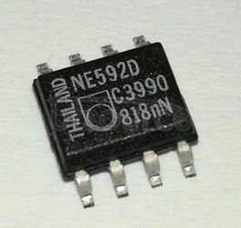 NE592D8 Monolithic, Two-Stage, Differential Output, Wideband Video Amplifier <br/> Package: SOIC-8 Narrow Body<br/> No of Pins: 8<br/> Container: Rail<br/> Qty per Container: 98