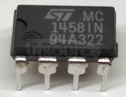 MC1458IN High performance dual operational amplifiers