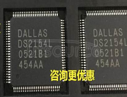 DS2154LN+ 1/1 Transceiver Full E1 100-LQFP (14x14)