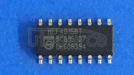 HCF4015 DUAL 4-STAGE STATIC SHIFT REGISTER WITH SERIAL INPUT/PARALLEL OUTPUT