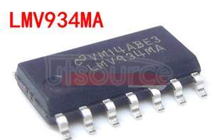 LMV934MAX 1.8V,   RRIO   Operational   Amplifiers