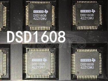 DSD1608 8-CHANNEL, ENHANCED MULTIFORMAT, DELTA-SIGMA, DIGITAL-TO-ANALOG CONVERTER
