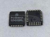 MC10H643FN 1:8 Clock Driver; Package: 28 LEAD PLCC; No of Pins: 28; Container: Rail; Qty per Container: 37