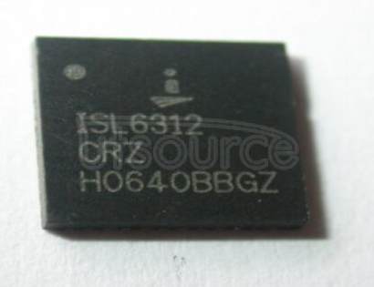 ISL6312CRZ Four-Phase Buck PWM Controller with Integrated MOSFET Drivers for Intel VR10, VR11, and AMD Applications