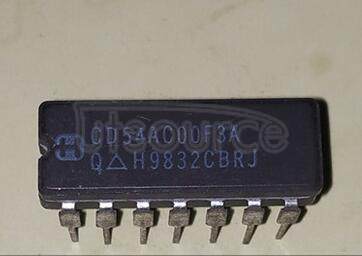 CD54AC00F3A NAND Gate 4-Element 2-IN CMOS 14-Pin CDIP Tube