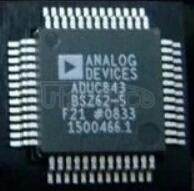 ADUC843BSZ62-5 MicroConverter 12-Bit ADCs and DACs with Embedded High Speed 62-kB Flash MCU