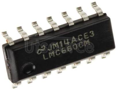 LMC660CM CMOS Quad Operational Amplifier