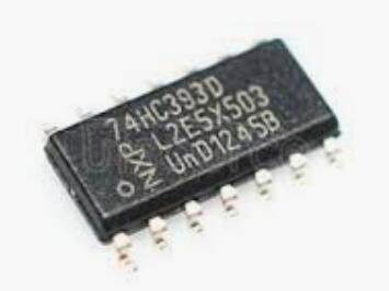 74HC393D-Q100J Counter IC Binary Counter 2 Element 4 Bit Negative Edge 14-SO