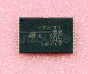 M29W400DT55N6E 4 Mbit 512Kb x8 or 256Kb x16, Boot Block 3V Supply Flash Memory