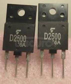 2SD2500 NPN   TRIPLE   DIFFUSED   MESA   TYPE   (HORIZONTAL   DEFLECTION   OUTPUT   FOR   COLOR   TVs)