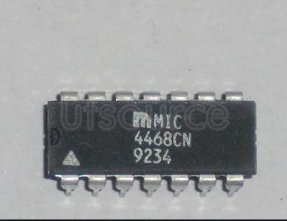 MIC4468CN Quad 1.2A-Peak Low-Side MOSFET Driver Bipolar/CMOS/DMOS