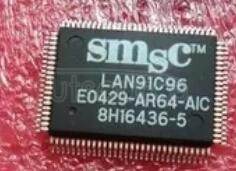LAN91C96-MS The LAN91C96 is a VLSI Ethernet Controller that combines Local Bus, PCMCIA, and Motorola 68000 bus interfaces in one chip. LAN91C96 integrates all MAC and physical layer functions, as well as the packet RAM, needed to implement a high performance 10BASE-T (twisted pair) node. For 10BASE5 (thick coax), 10BASE2 (thin coax), and 10BASE-F (fiber) implementations, the LAN91C96 interfaces to external transceivers via the provided AUI port. Only one additional IC is required for most applications. The LAN91C96 comes with Full Duplex Switched Ethernet (FDSWE) support allowing the controller to provide much higher throughput. 6K bytes of RAM is provided to support enhanced throughput and compensate for any increased system service latencies. The controller implements multiple advanced power-down modes including Magic Packet to conserve power and operate more efficiently. The LAN91C96 can directly interface with the Local Bus, PCMCIA, and 68000 buses and deliver no-wait-state operation. *The LANCheck online design review service is subject to Microchip's Program Terms and Conditions and requires a myMicrochip account.