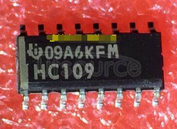 SN74HC109DR Dual J-K Positive-Edge-Triggered Flip-Flops With Clear and Preset 16-SOIC -40 to 85