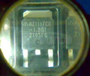 AZ1117CD-1.8TRG1 Linear Voltage Regulator IC Positive Fixed 1 Output 1.8V 800mA TO-252-2