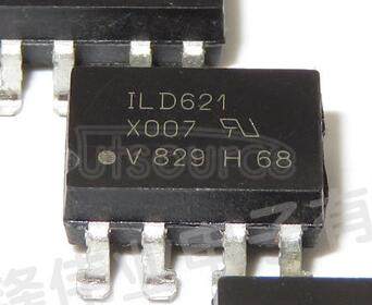 ILD621 Optocoupler<br/> No. of Channels:2<br/> Isolation Voltage:5300Vrms<br/> Optocoupler Output Type:Phototransistor<br/> Input Current Max:60mA<br/> Output Voltage Max:70V<br/> Package/Case:8-DIP<br/> Operating Temperature Range:-55 C to +100 C RoHS Compliant: Yes