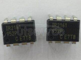 IR2161PBF Halogen Converter Control IC in a 8-lead PDIP package. Features Auto Resetting Short Circuit Protection, Auto Resetting Overload Protection, Overtemperature Protection, Phase Cut Dimmable, Adaptive Deadtime, Output Voltage Shift Compensation and Softstart; Similar to IR2161 with Lead Free Packaging