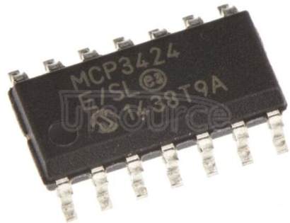 MCP3424-E/SL 18-Bit,   Multi-Channel    Analog-to-Digital   Converter   with   I2C?   Interface   and   On-Board   Reference