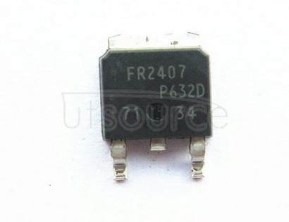 IRFR2407 Power Field-Effect Transistor, 30A I(D), 75V, 0.026ohm, 1-Element, N-Channel, Silicon, Metal-oxide Semiconductor FET, TO-252AA, PLASTIC, DPAK-3
