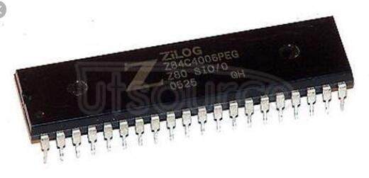 Z84C4006PEG The Z84C4006PEG is a Serial Input/Output Controller, dual channel communication interface with extraordinary versatility and capability. Its basic functions as a serial-to-parallel, parallel-to-serial converter/controller can be programmed by a CPU for board range of serial communication applications. The device supports all common asynchronous and synchronous protocols byte or -bit oriented and performs all of the functions traditionally done by UARTs, USARTs and synchronous communication controllers combined, plus additional functions traditionally performed by the CPU. Moreover it does this on two fully independent channels, with exceptionally sophisticated interrupt structure that allows very fast transfer.