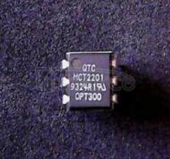 MCT2201 6 Pin, DIP, Phototransistor Detector w/ Base, CTR 100 min @ 10mA, 5V Optocoupler