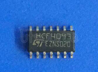 HEF4093 Quadruple 2-input NAND Schmitt trigger