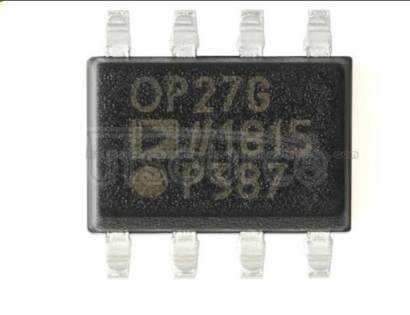 OP27GSZ-REEL7 Low Noise, Precision Operational Amplifier; Package: SOIC; No of Pins: 8; Temperature Range: Industrial
