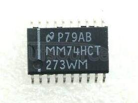 MM74HCT273WM Octal D Flip-Flop with Clear<br/> Package: SOIC-Wide<br/> No of Pins: 20<br/> Container: Rail