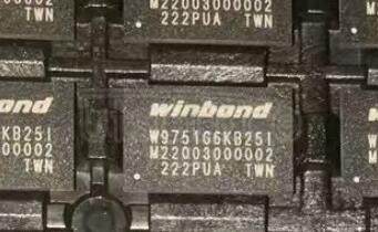 W9751G6KB25I TR SDRAM - DDR2 Memory IC 512Mb (32M x 16) Parallel 400MHz 400ps 84-WBGA (8x12.5)