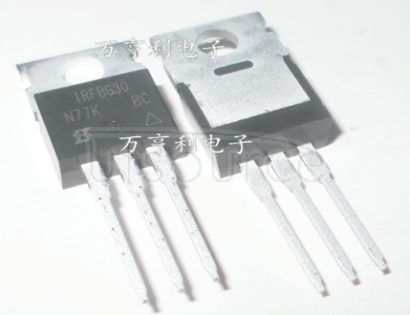 IRFBG30PBF N-Channel MOSFET, 600V to 1000V, Vishay Semiconductor