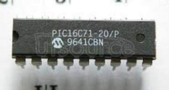 PIC16C71-20/P 8-Bit   CMOS   Microcontrollers   with   A/D   Converter