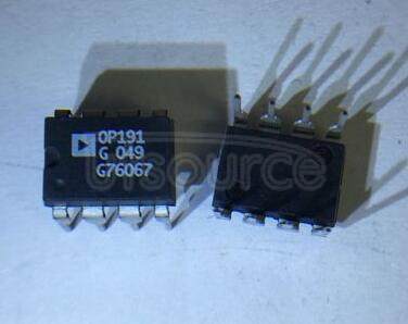 OP191 Micropower Single-Supply Rail-to-Rail Input/Output Op Amps