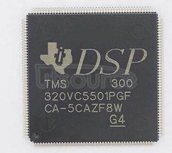 TMS320VC5501PGF300 TMS320VC5501 Fixed-Point Digital Signal Processor