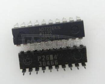 AD7226KNZ The AD7226KNZ is an 8-bit voltage-output Digital-to-analog Converter with output buffer amplifiers and interface logic on a single monolithic chip. No external trims are required to achieve full specified performance for the part. Data is transferred into one of these data latches through a common 8-bit TTL/CMOS (5V) compatible input port. Control inputs A0 and A1 determine which DAC is loaded when WR goes low. The control logic is speed-compatible with most 8-bit microprocessors. The amplifier offset is laser-trimmed during manufacture, thereby eliminating any requirement for offset nulling. Specified performance is guaranteed for input reference voltages from 2 to 12.5V with dual supplies. It is fabricated in an all ion-implanted high speed Linear Compatible CMOS process, which has been specifically developed to allow high speed digital logic circuits and precision analog circuits to be integrated on the same chip.
