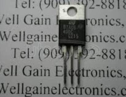 BTA06-400C TRIAC|400V VDRM|6A ITRMS|TO-220