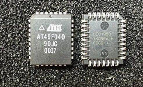 AT49F040-90JC 4-Megabit 512K x 8 5-volt Only CMOS Flash Memory